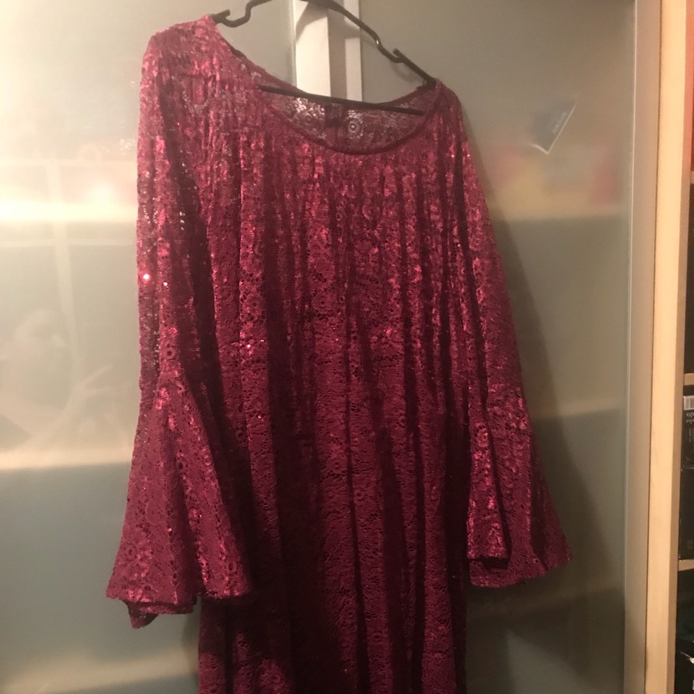 Ashley Stewart dress brand new with tags wine